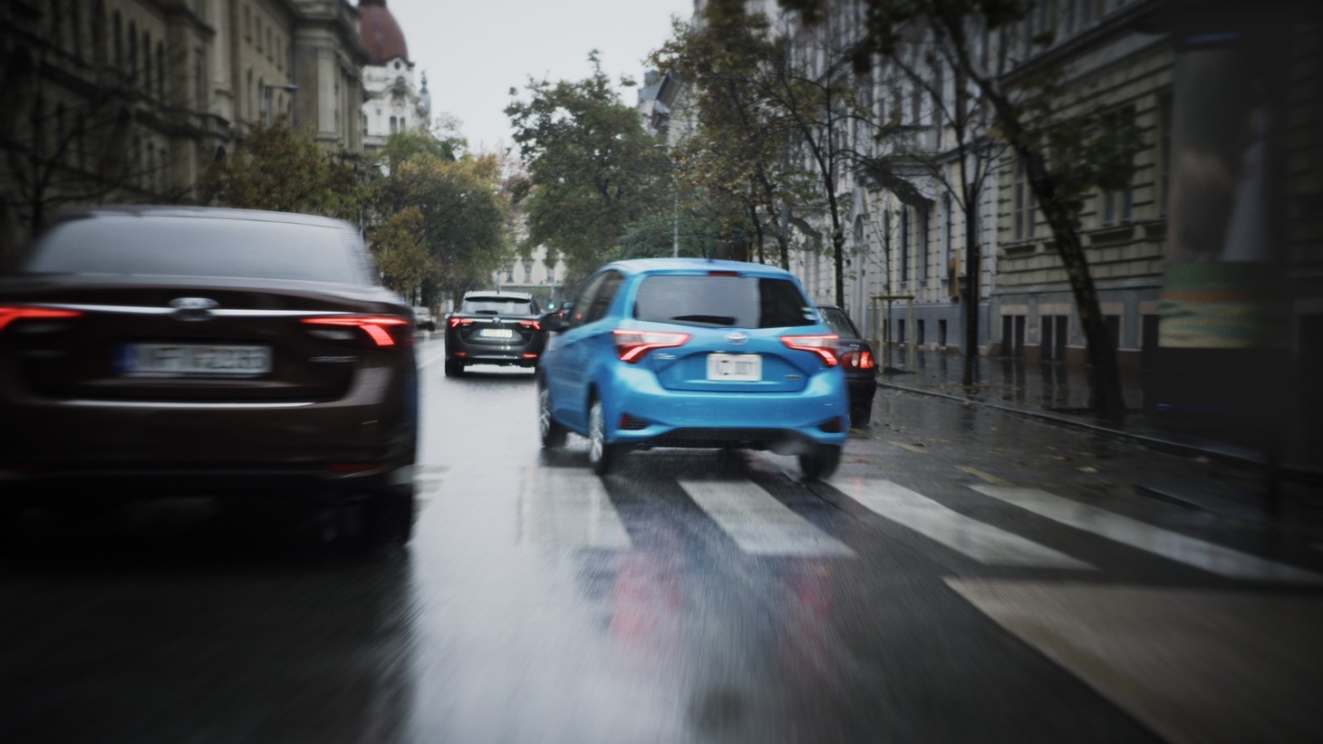 新CM「Vitz for Ladies」のワンシーン。