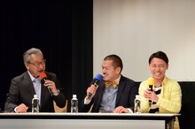 大竹まこととカミナリ。