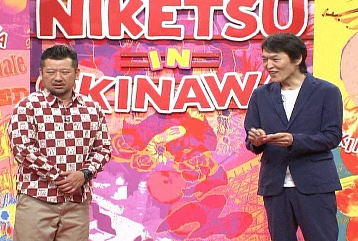 左からケンドーコバヤシ、千原ジュニア。(c)読売テレビ