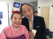 正司敏江と海原はるか（左から）。