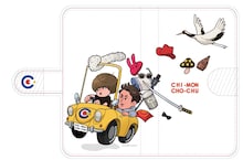 「チーモンチョーチュウ×ヴィレッジヴァンガード」手帳型スマホケース