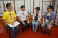 「せいじ・忠志のおかんと絆デート in沖縄」のワンシーン。(c)読売テレビ