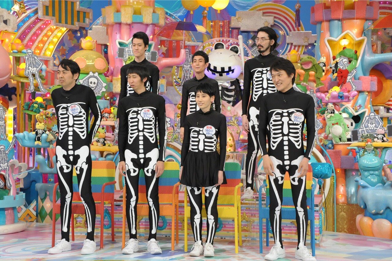 「アメトーーク！」に出演する「ガリガリ芸人」たち。(c)テレビ朝日