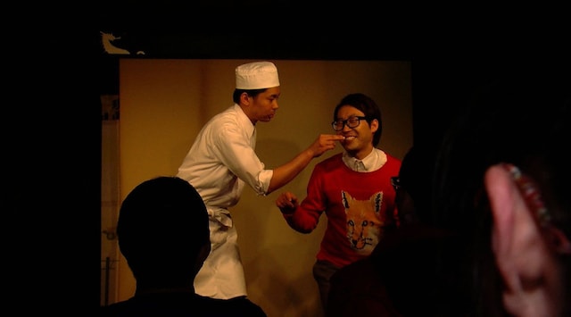 舞台に立つカブレラ。(c)MBS