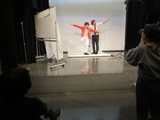 フライヤー撮影中の様子。