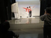 フライヤー撮影中の様子。