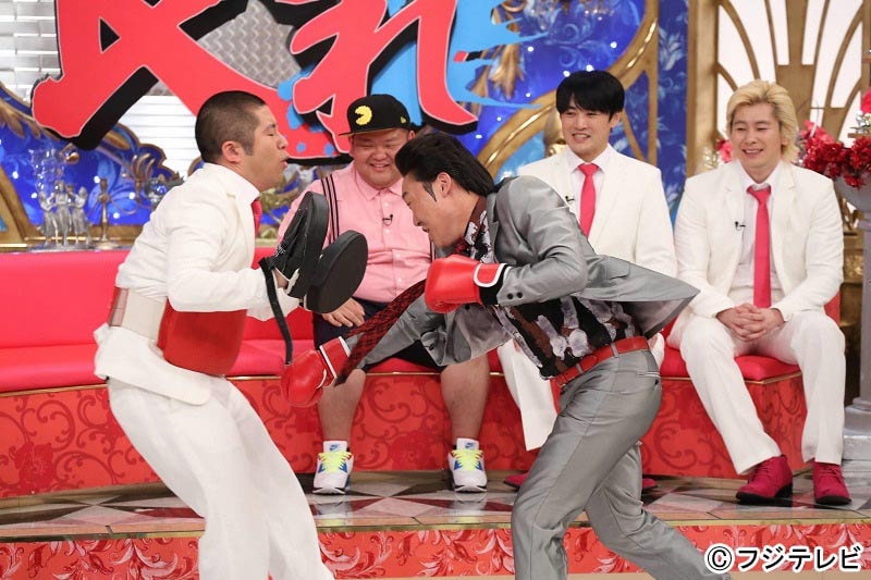 「良かれと思って!」でハライチ澤部にパンチを見舞うANZEN漫才みやぞん。