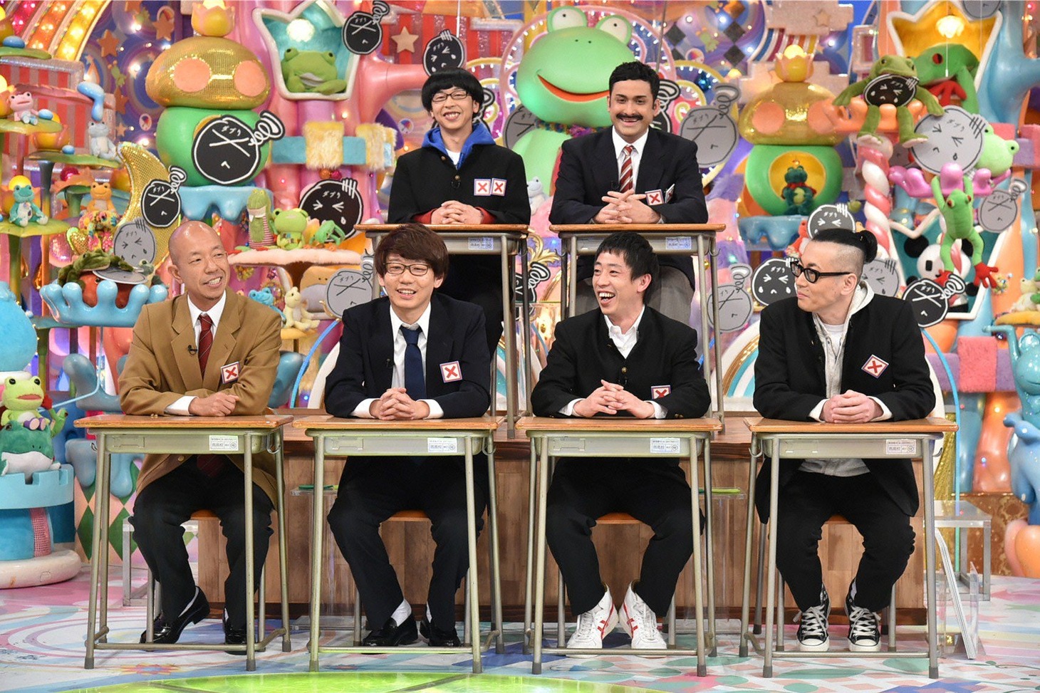 「アメトーーク！」に集結する「高校ダブり芸人」たち。(c)テレビ朝日