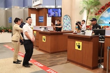 「とんねるずのみなさんのおかげでした」の「お笑イミグレーション NEXT！」に出演するインディアンス（左）。（写真提供：フジテレビ）