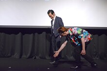 ステージに現れたペンギンズ。