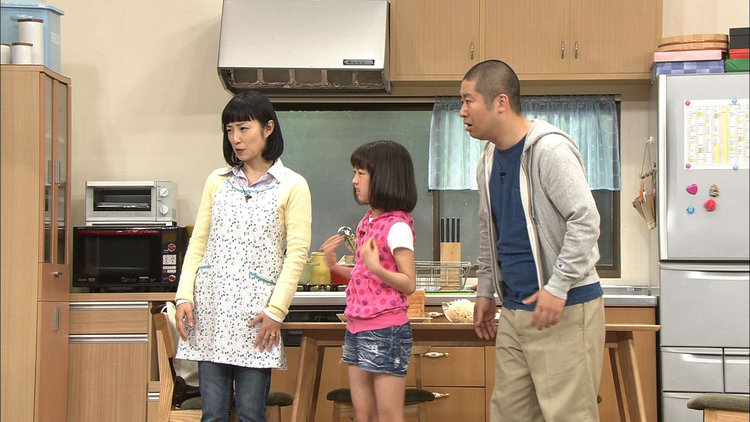 「舞台バラエティ 澤部パパと心配ちゃん」のワンシーン。(c)テレビ朝日