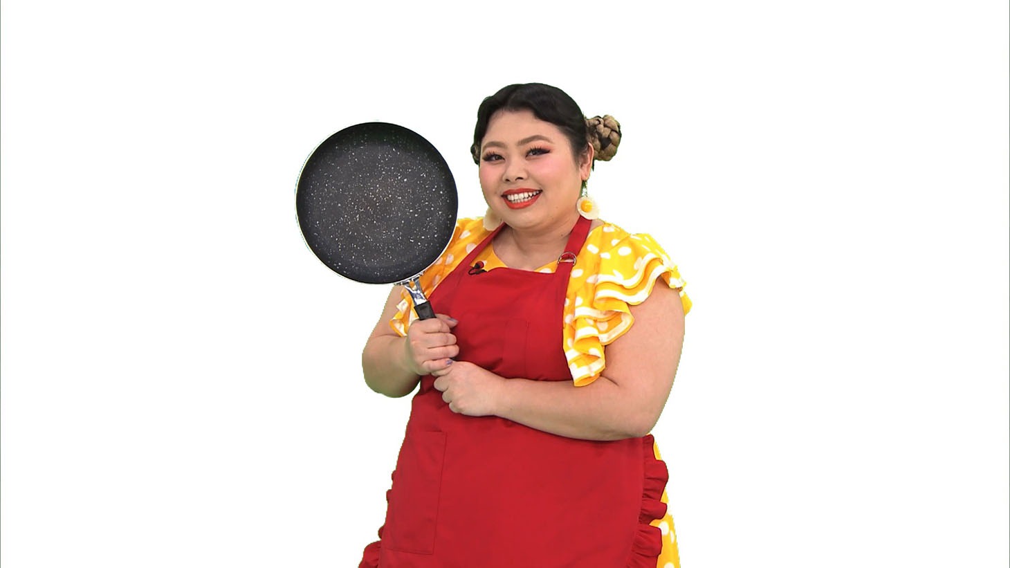 「昼めしキッチン」のコーナーでナレーションとダンスを担当する渡辺直美。(c)テレビ東京