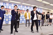 ジャングルポケット斉藤が熱弁する様子。