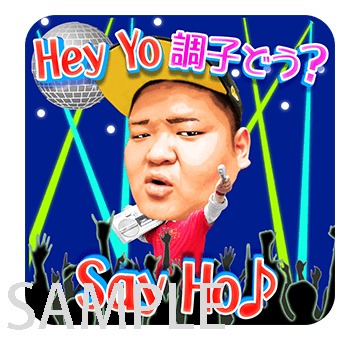 LINEスタンプ「ANZEN漫才（みやぞん＆あらぽん）」のイメージ。(c)asaikikaku