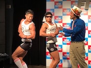 筋肉をアピールするマッチョ29。