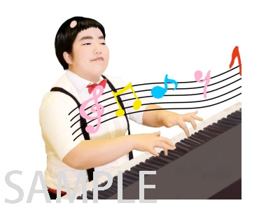 LINEスタンプ「ゆりやんレトリィバァ 調子のっちゃって」のイメージ。