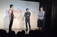 左からケン・カトウ、エルシャラカーニ・セイワ、キャプテン渡辺。