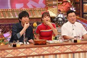 「有吉弘行のダレトク!?」に出演する（左から）博多大吉、藤田ニコル、アンタッチャブル山崎。(c)関西テレビ