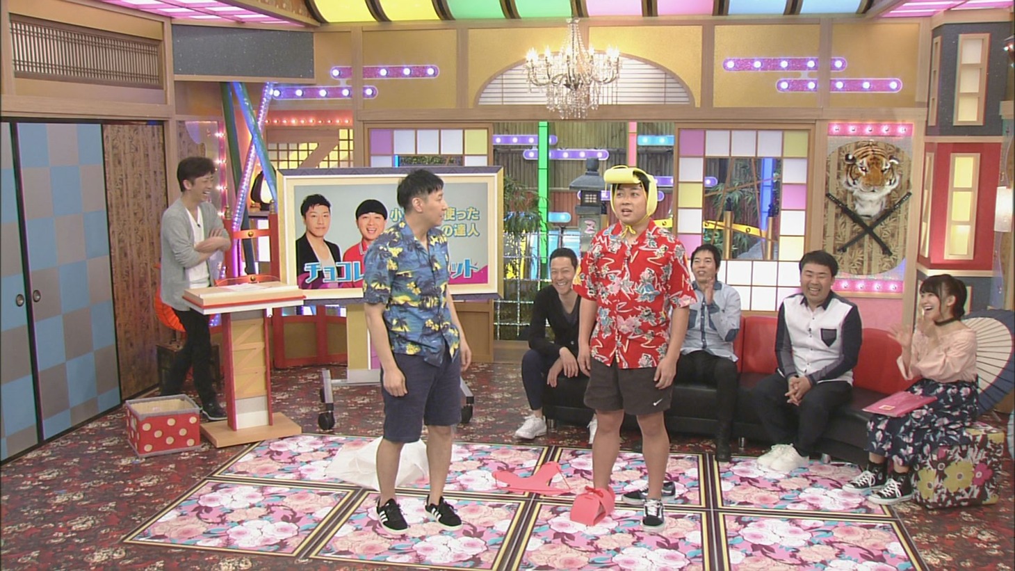 チョコレートプラネットのコントの様子。(c)CBC