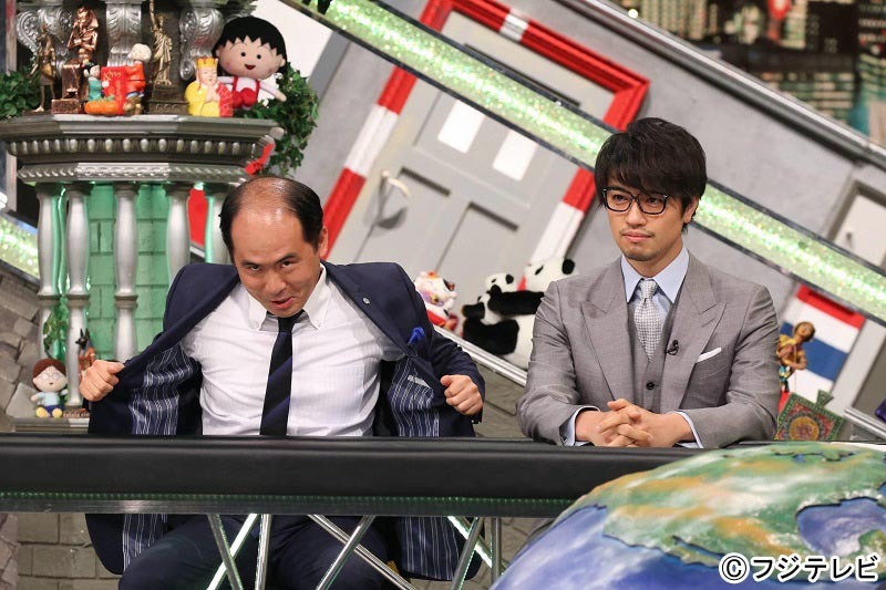 （左から）トレンディエンジェル斎藤、斎藤工。