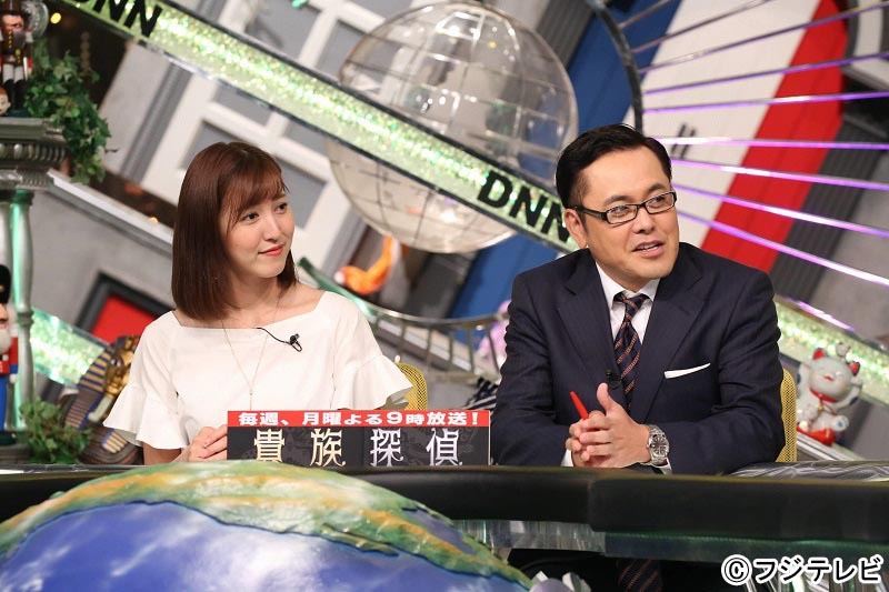 （左から）小澤陽子アナとアリタ哲平。