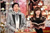 （左から）今田耕司と指原莉乃。(c)テレビ朝日