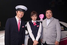 左から内村光良、斉藤由貴、ドランクドラゴン塚地。(c)NHK