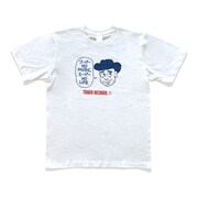 ハリウッドザコシショウとタワーレコードのコラボTシャツ。