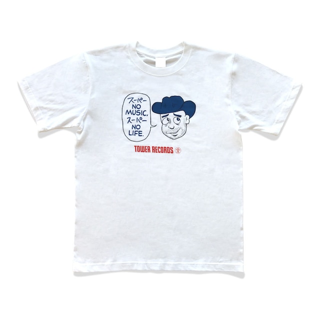 ハリウッドザコシショウとタワーレコードのコラボTシャツ。