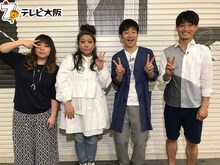 左から海原やすよ ともこ、ジャルジャル。(c)テレビ大阪