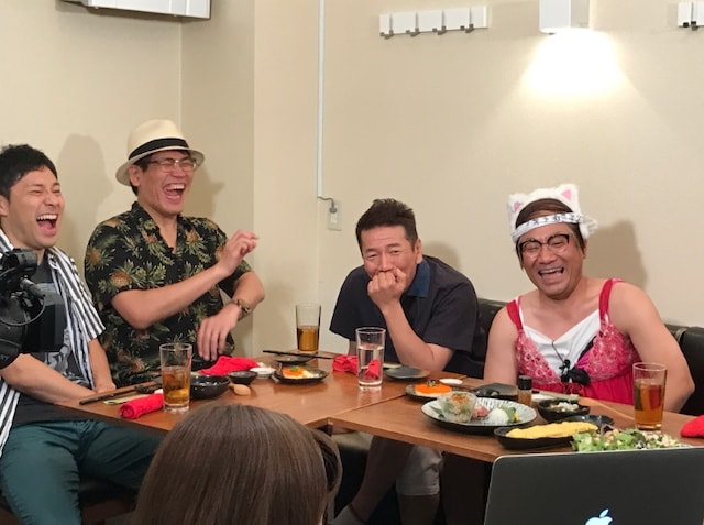 「上田ちゃんネル」収録中のワンシーン。(c)テレビ朝日