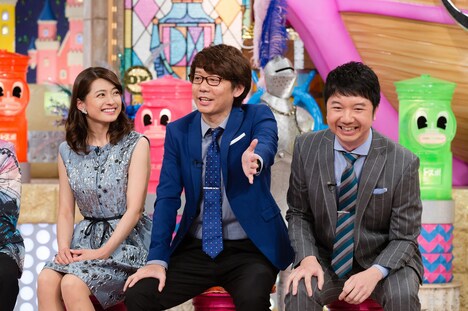 左から乙葉、三四郎。(c)読売テレビ