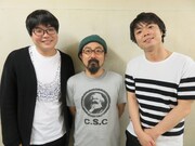 ライスと山下敦弘(中央)。