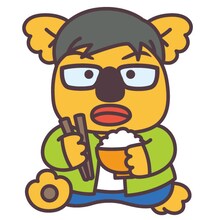 ライス関町モチーフの絵柄。