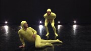 ペナルティ・ワッキーとガリットチュウ福島のペア。(c)テレビ朝日