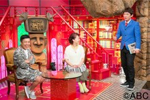 （左から）ナインティナイン岡村、なるみ、銀シャリ鰻。