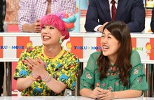 左からぺえ、横澤夏子。(c)読売テレビ