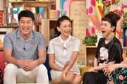 左から岡田太郎、田中美奈子、久本雅美。(c)日本テレビ
