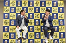 カンニング竹山とずん飯尾によるトークの様子。