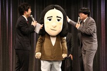 ライスとピース又吉の着ぐるみ。