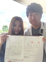 クールポコ。せんちゃん（右）と夫人（左）。