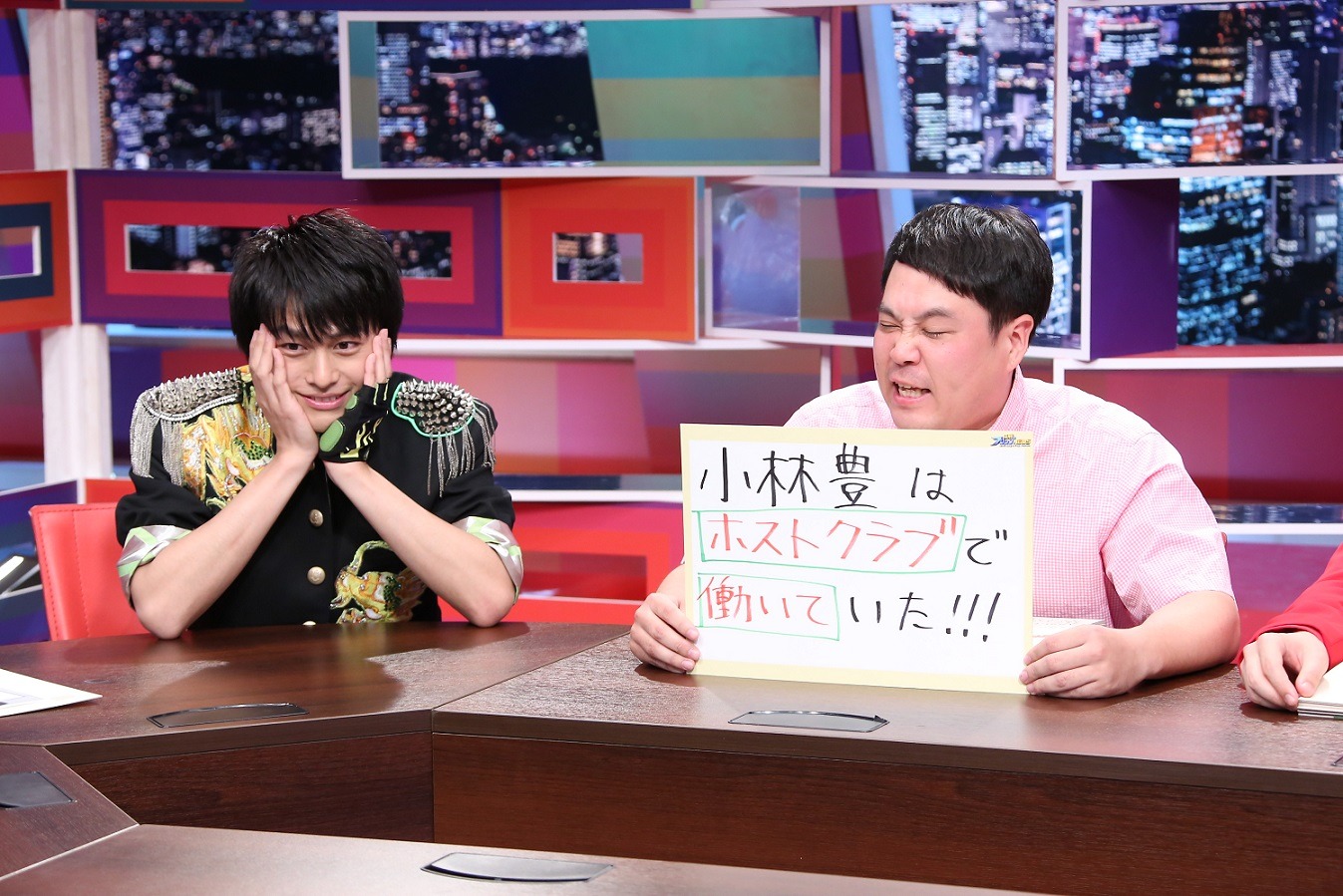 タカアンドトシ・タカと小林豊（左）。(c)中京テレビ