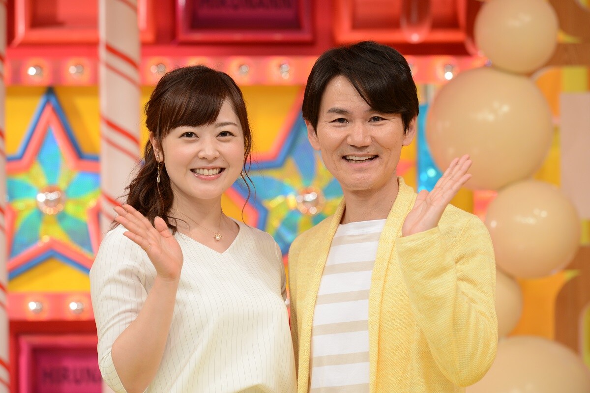 左から水ト麻美アナウンサー、南原清隆。(c)日本テレビ