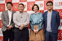 「たけしの北野レガシー」に出演する（左から）ダンカン、ビートたけし、ベッキー、いとうせいこう。