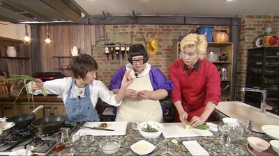 「ゲスト メイプル超合金」第1話のワンシーン。(c)フジテレビ