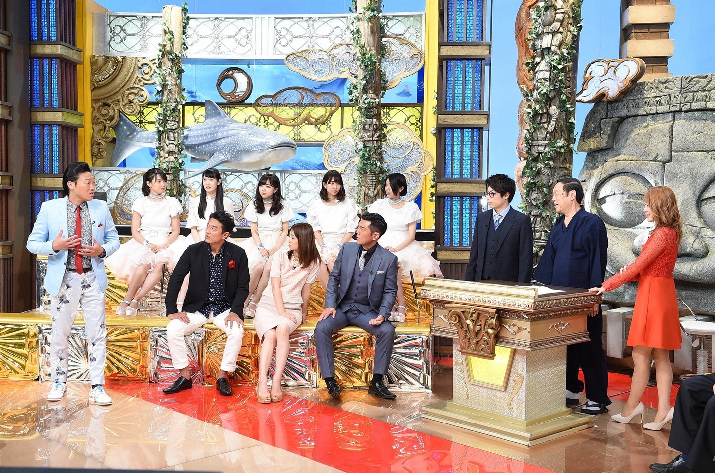 「世界がビビる夜」のワンシーン。(c)TBS