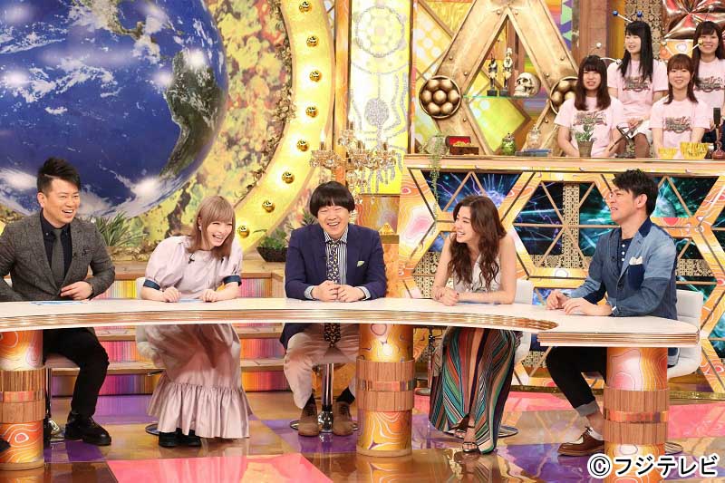 番組の出演者たち。
