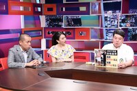 タカアンドトシと山地まり（中央）。(c)中京テレビ