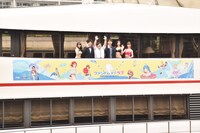 船上で行われたフォトセッションのワンシーン。