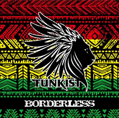 FUNKISTのアルバム「BORDERLESS」のジャケット。